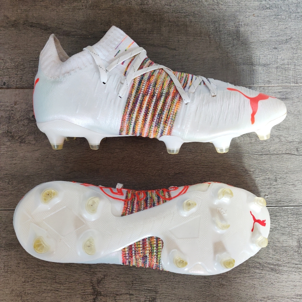 PUMA Neymar Jr. FUTURE Z 1.1 Men's Soccer Cleats White 106028-03 Size 8.5